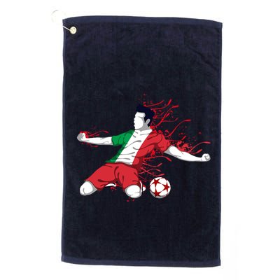 Italy National Soccer Team Jersey Italian Football Gifts Golf Towel