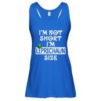 I'm Not Short I'm Leprechaun Size Funny St Patrick's Day Gift Ladies Essential Flowy Tank