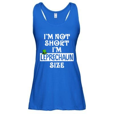 I'm Not Short I'm Leprechaun Size Funny St Patrick's Day Gift Ladies Essential Flowy Tank