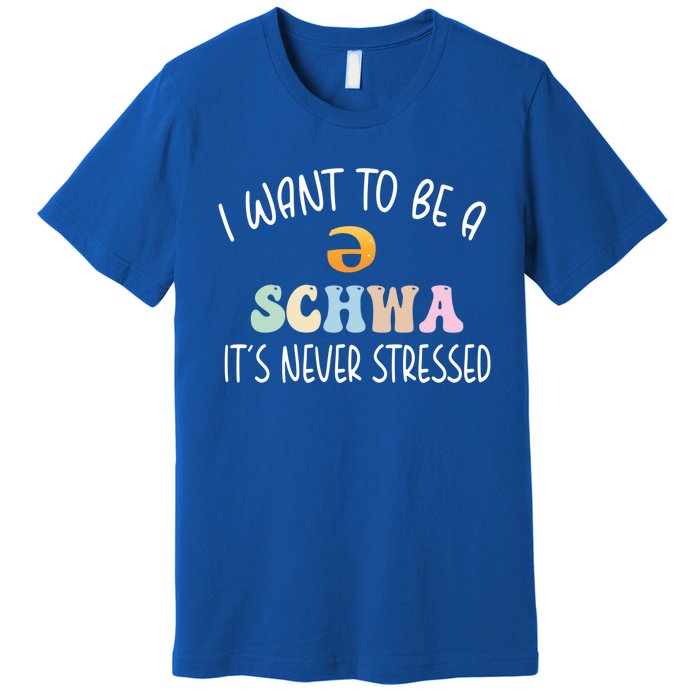 ItS Never Stressed Science Of Reading Meaningful Gift Premium T-Shirt