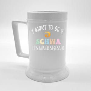 ItS Never Stressed Science Of Reading Meaningful Gift Beer Stein