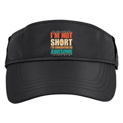 IM Not Short IM Just Concentrated Awesome Funny Adult Drive Performance Visor