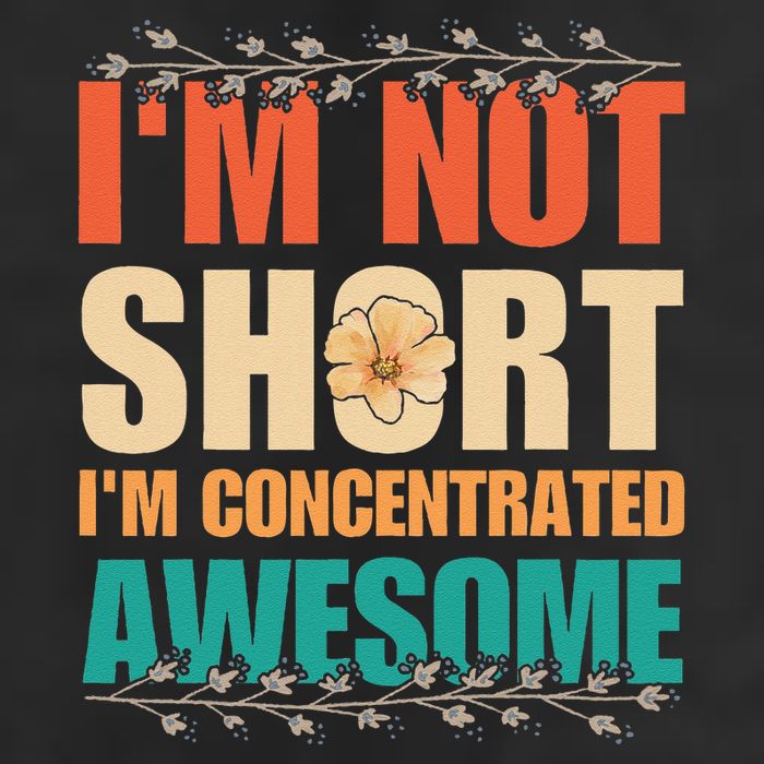 IM Not Short IM Just Concentrated Awesome Funny Adult Drive Performance Visor