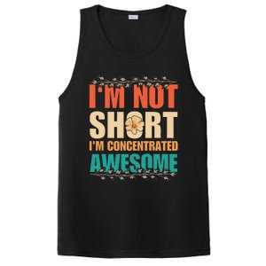 IM Not Short IM Just Concentrated Awesome Funny PosiCharge Competitor Tank