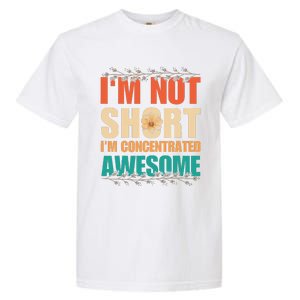 IM Not Short IM Just Concentrated Awesome Funny Garment-Dyed Heavyweight T-Shirt