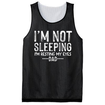 I'm Not Sleeping I'm Resting My Eyes Mesh Reversible Basketball Jersey Tank