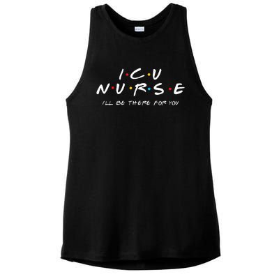 ICU Nurse Sweat For Men And Women Ladies PosiCharge Tri-Blend Wicking Tank