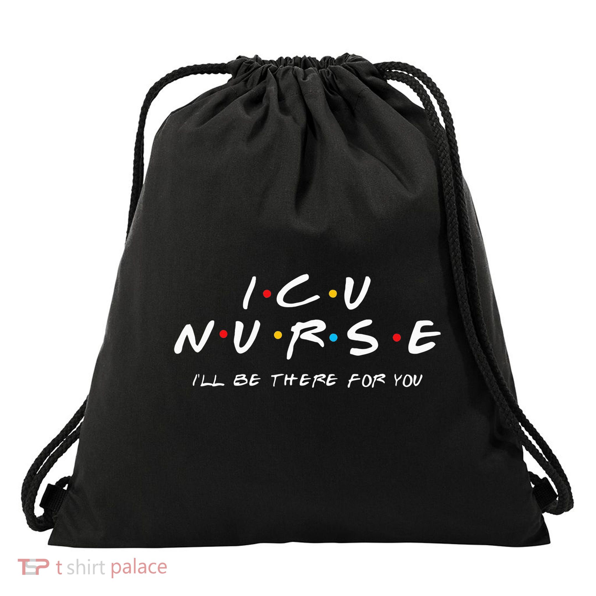 ICU Nurse Sweat For Men And Women Drawstring Bag