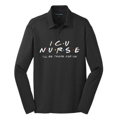 ICU Nurse Sweat For Men And Women Silk Touch Performance Long Sleeve Polo