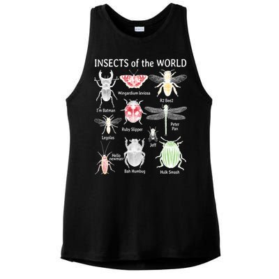 Insects Of The World Ladies PosiCharge Tri-Blend Wicking Tank