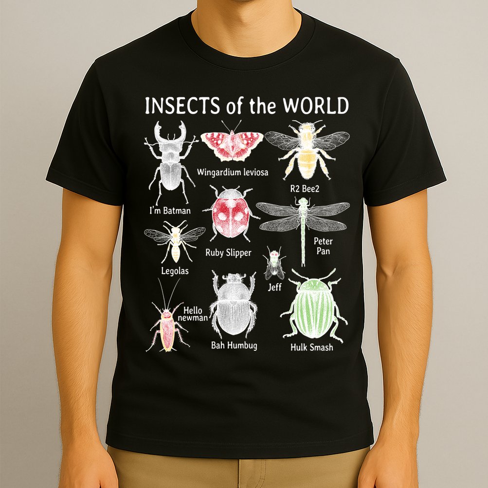 Insects Of The World T-Shirt