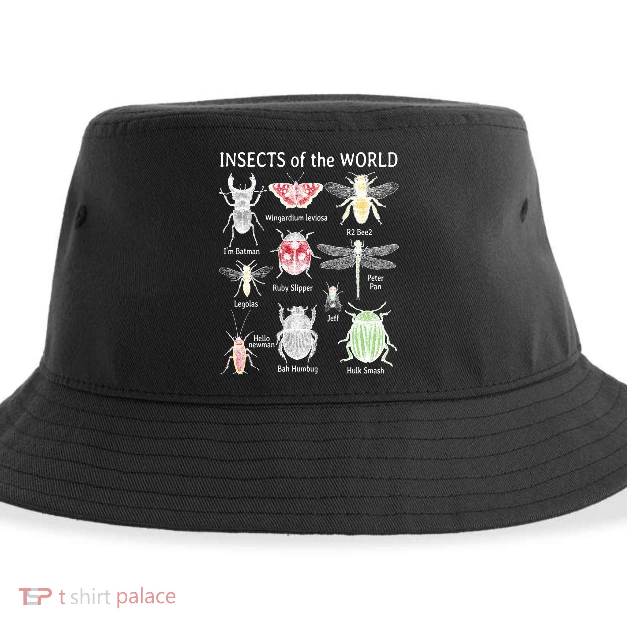 Insects Of The World Sustainable Bucket Hat
