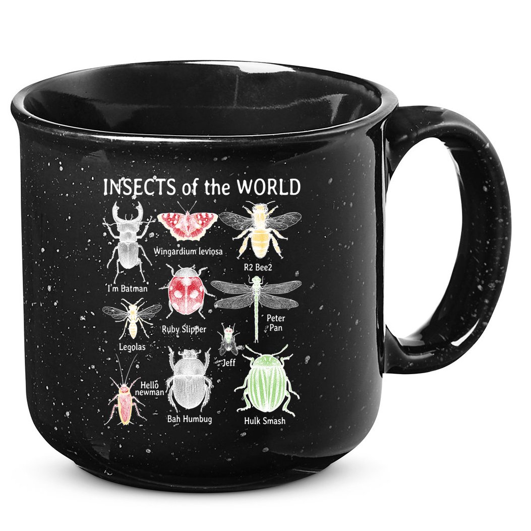 Insects Of The World 15oz Campfire Ceramic Mug