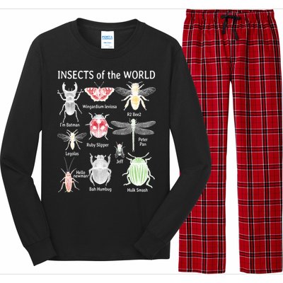 Insects Of The World Long Sleeve Pajama Set