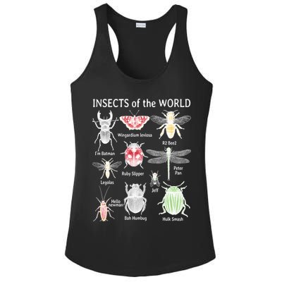 Insects Of The World Ladies PosiCharge Competitor Racerback Tank