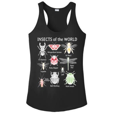 Insects Of The World Ladies PosiCharge Competitor Racerback Tank