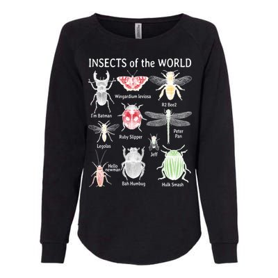 Insects Of The World Womens California Wash Sweatshirt