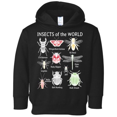 Insects Of The World Toddler Hoodie