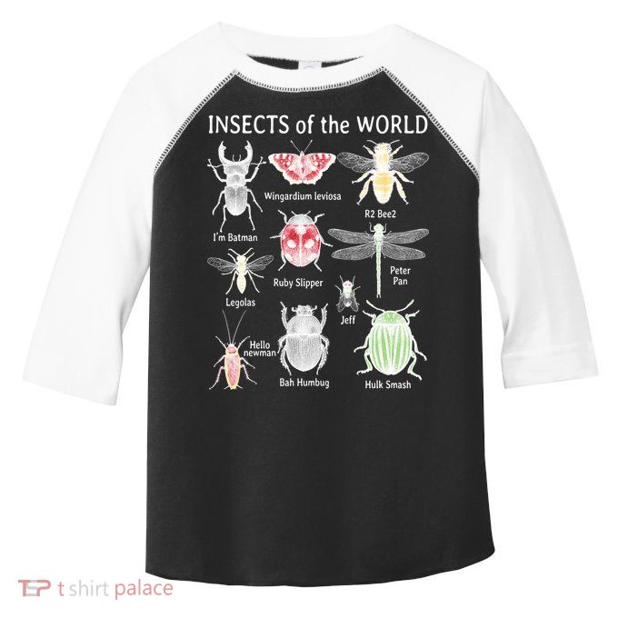 Insects Of The World Toddler Fine Jersey T-Shirt