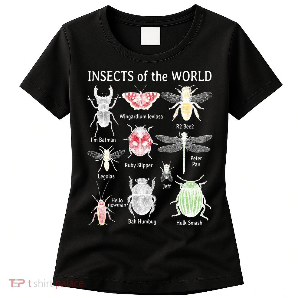 Insects Of The World Womens T-Shirt