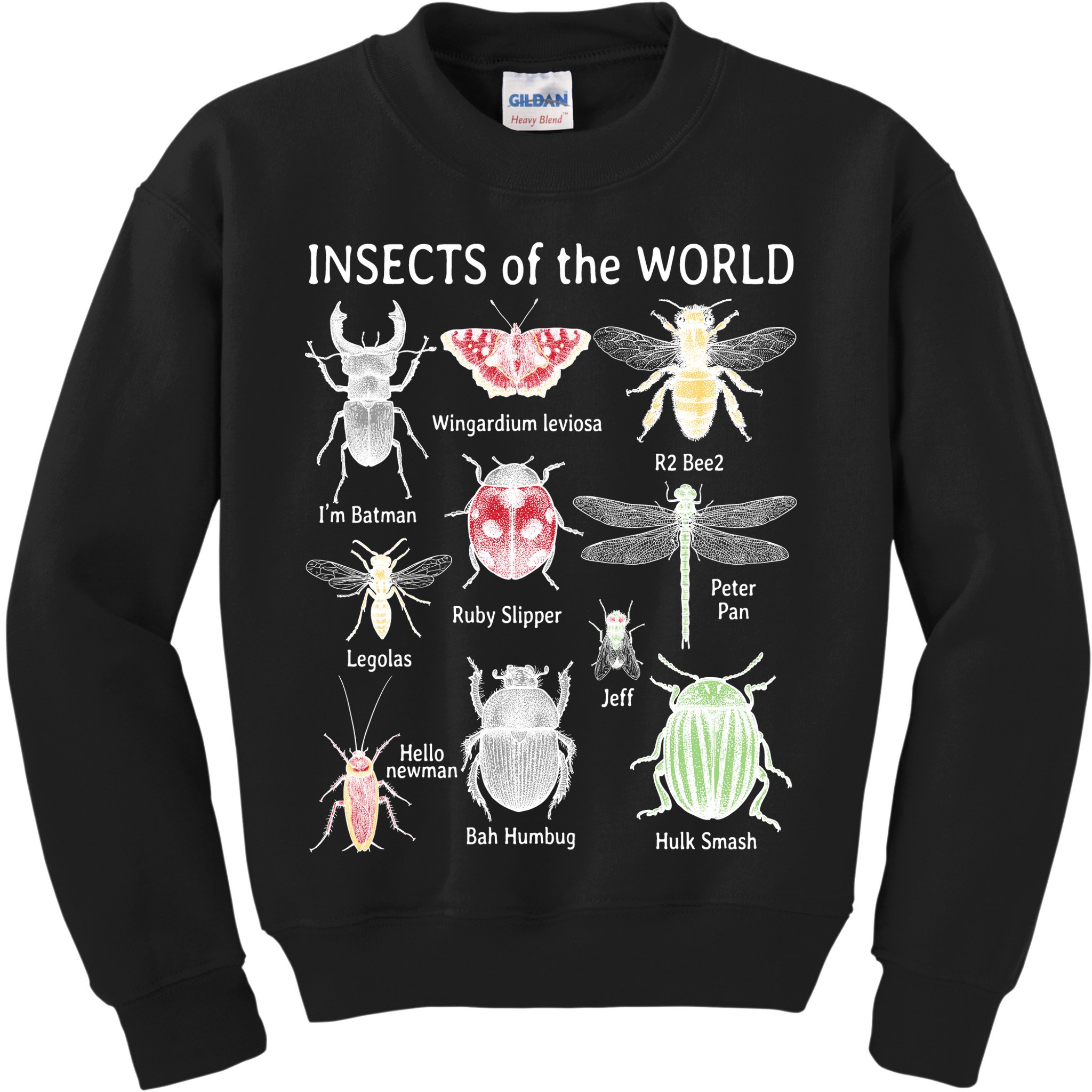 Insects Of The World Kids Sweatshirt