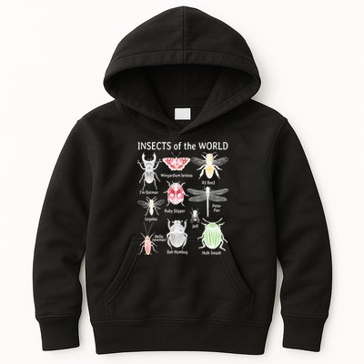Insects Of The World Kids Hoodie