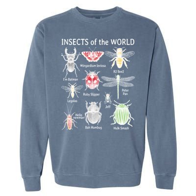 Insects Of The World Garment-Dyed Sweatshirt