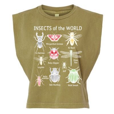 Insects Of The World Garment-Dyed Women's Muscle Tee