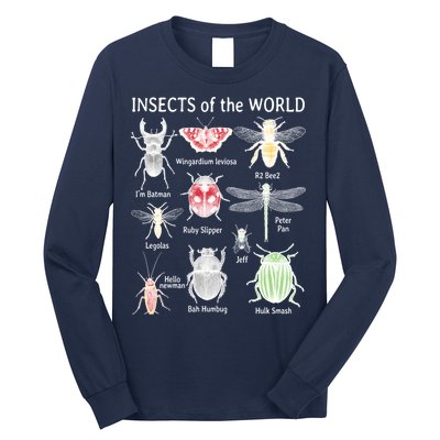 Insects Of The World Long Sleeve Shirt