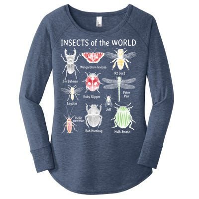 Insects Of The World Women's Perfect Tri Tunic Long Sleeve Shirt