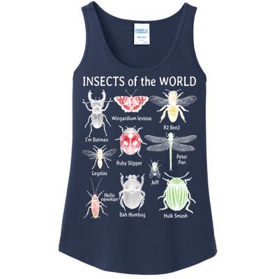 Insects Of The World Ladies Essential Tank