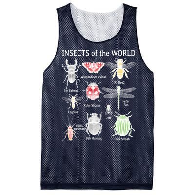 Insects Of The World Mesh Reversible Basketball Jersey Tank