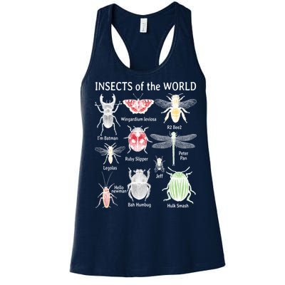 Insects Of The World Women's Racerback Tank