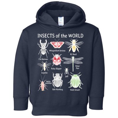 Insects Of The World Toddler Hoodie