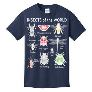 Insects Of The World Kids T-Shirt