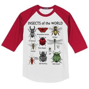 Insects Of The World Kids Colorblock Raglan Jersey