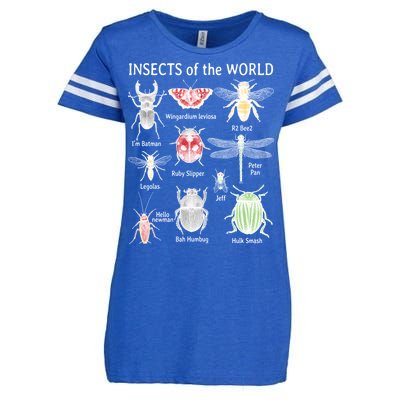 Insects Of The World Enza Ladies Jersey Football T-Shirt