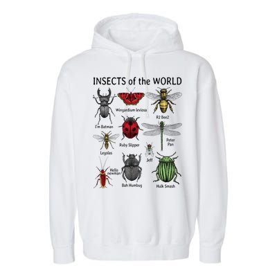 Insects Of The World Garment-Dyed Fleece Hoodie