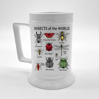 Insects Of The World Beer Stein