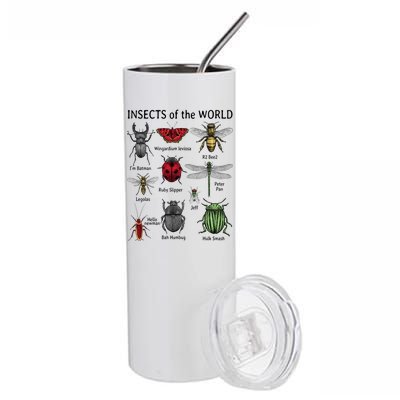 Insects Of The World Stainless Steel Tumbler