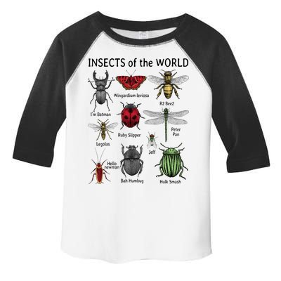 Insects Of The World Toddler Fine Jersey T-Shirt