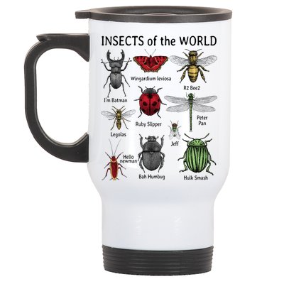 Insects Of The World Stainless Steel Travel Mug