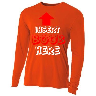 Insert Boob Here Cooling Performance Long Sleeve Crew