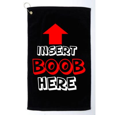 Insert Boob Here Golf Towel