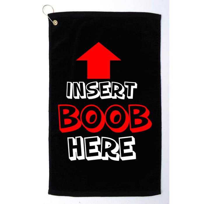 Insert Boob Here Golf Towel