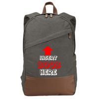 Insert Boob Here Cotton Canvas Backpack