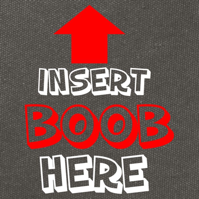 Insert Boob Here Cotton Canvas Backpack