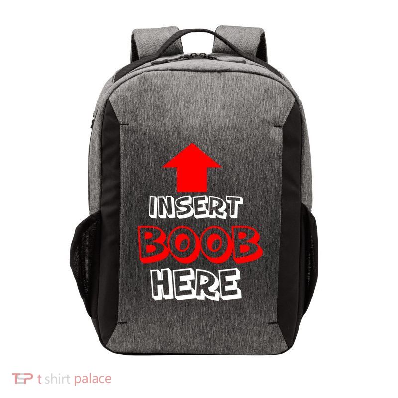 Insert Boob Here Vector Backpack