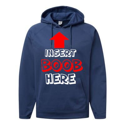 Insert Boob Here Performance Fleece Hoodie