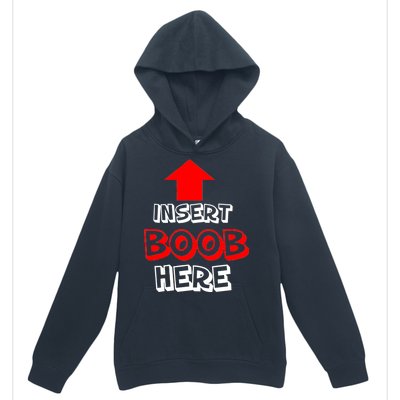 Insert Boob Here Urban Pullover Hoodie